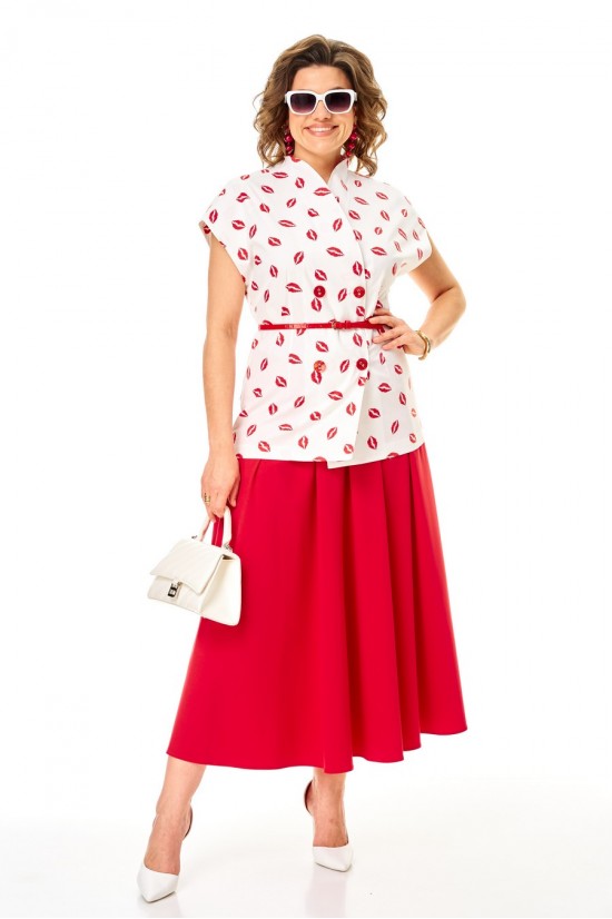 Anastasia 1354 бело-красный