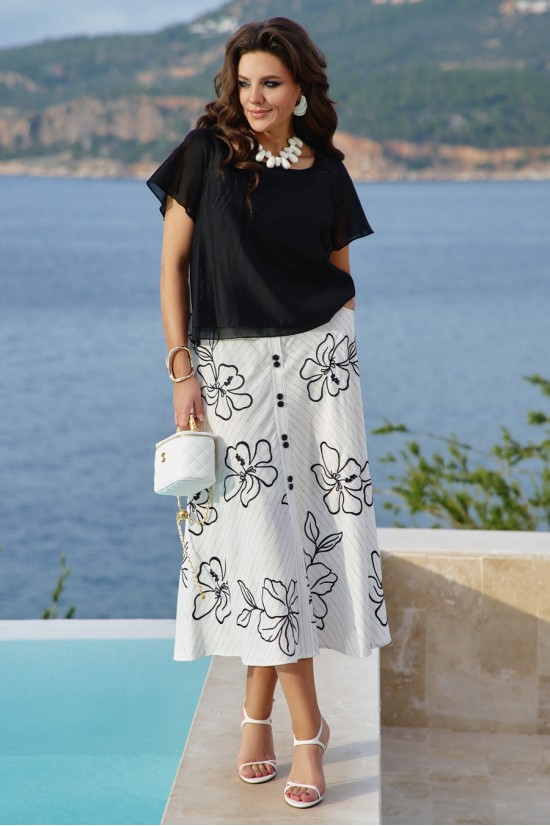 Vittoria Queen 28193ю черный, молочный