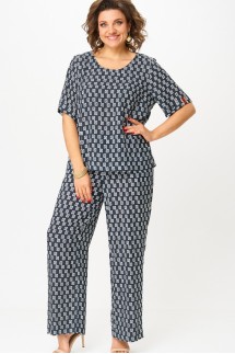 БелЭльСтиль 875+605 сине-белый принт