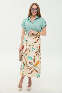 NIKVA 1050-1 мята и бохо мультиколор