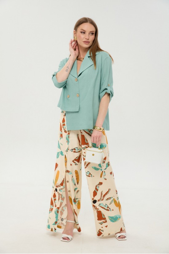 NIKVA 979-8 мята и бохо мультиколор