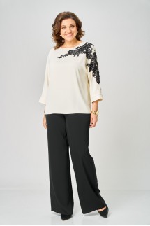 RUMODA 2278 молочный-черный дл.р. RUMODA 2278 молочный-черный дл.р.