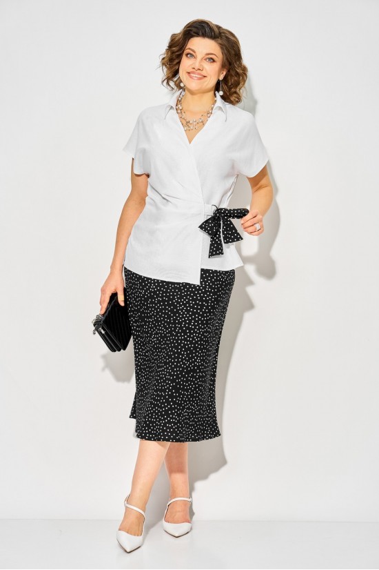 Liliana 1534 белый+черный