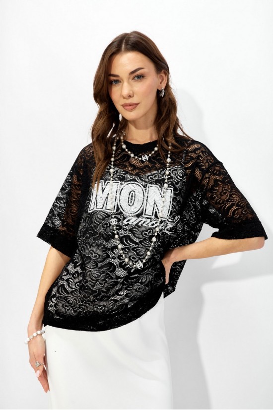 Lyushe 4351 черный+белая печать