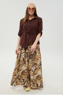 NIKVA 917-11 шоколад и шоколадный мультиколор