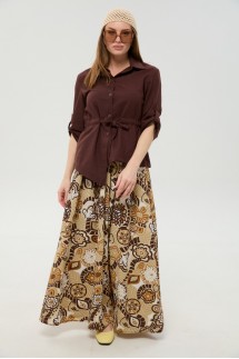 NIKVA 917-11 шоколад и шоколадный мультиколор