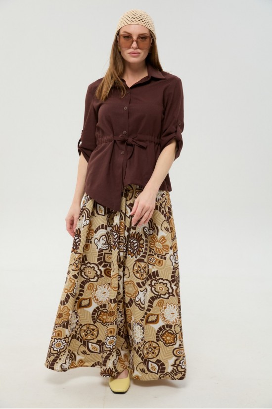 NIKVA 917-11 шоколад и шоколадный мультиколор