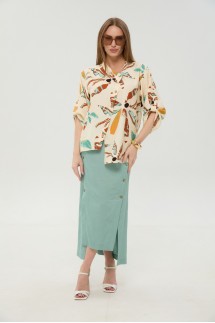 NIKVA 975-6 мята и бохо мультиколор