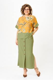 Anastasia 1361 олива+принт