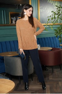 Anastasia 705 бежевый/темно-синий