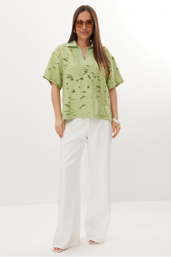 Магия моды 2729 фисташковый, белый