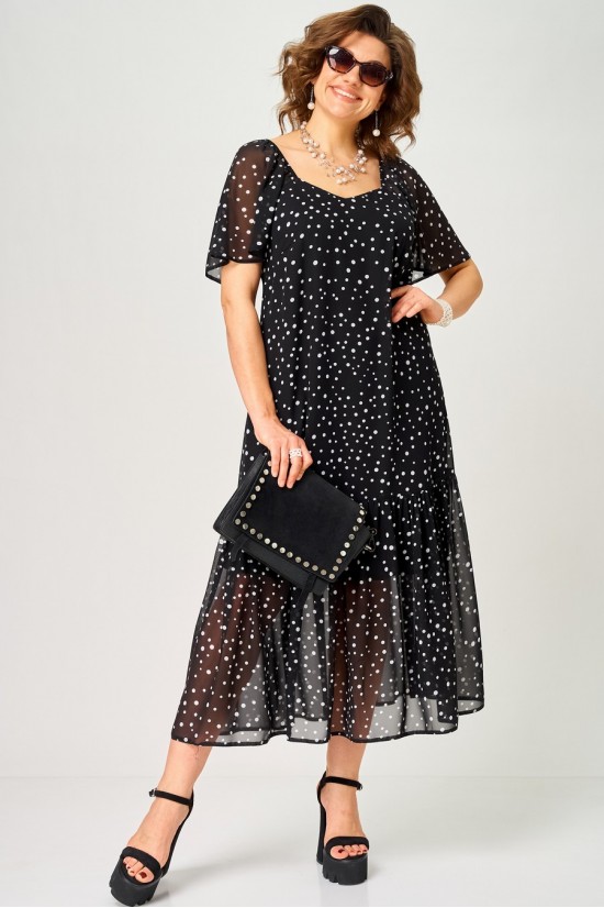 EVA GRANT 7246 черный в горох