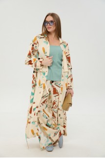 NIKVA 976-7 мята и бохо мультиколор