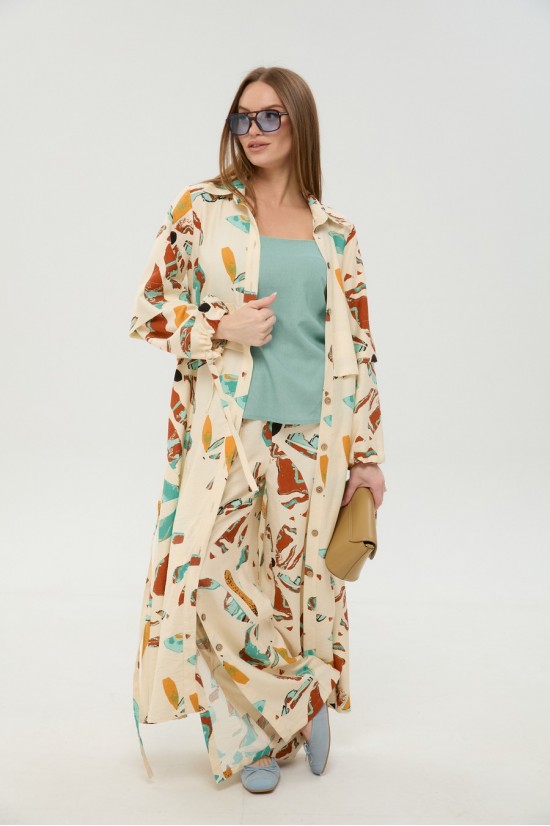 NIKVA 976-7 мята и бохо мультиколор