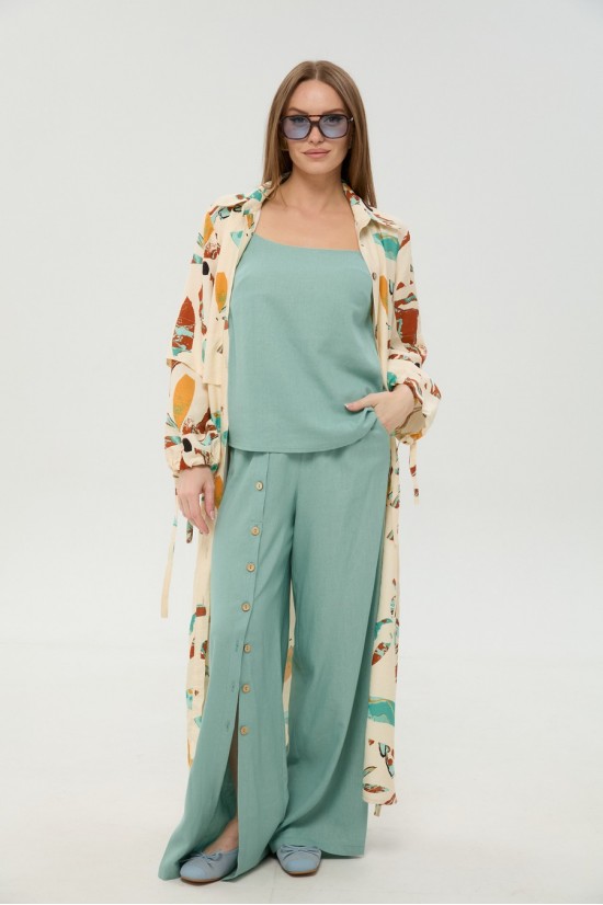 NIKVA 976-9 мята и бохо мультиколор