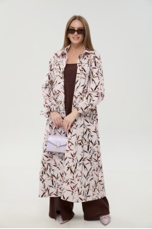 NIKVA 976-18 шоколад и листья мультиколор