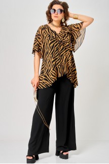 EVA GRANT 198-1 принт зебра кофе