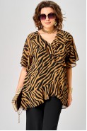 EVA GRANT 198-1 принт зебра кофе