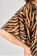 EVA GRANT 198-1 принт зебра кофе