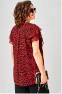 EVA GRANT 145 принт зебра красный