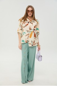 NIKVA 978-7 мята и бохо мультиколор