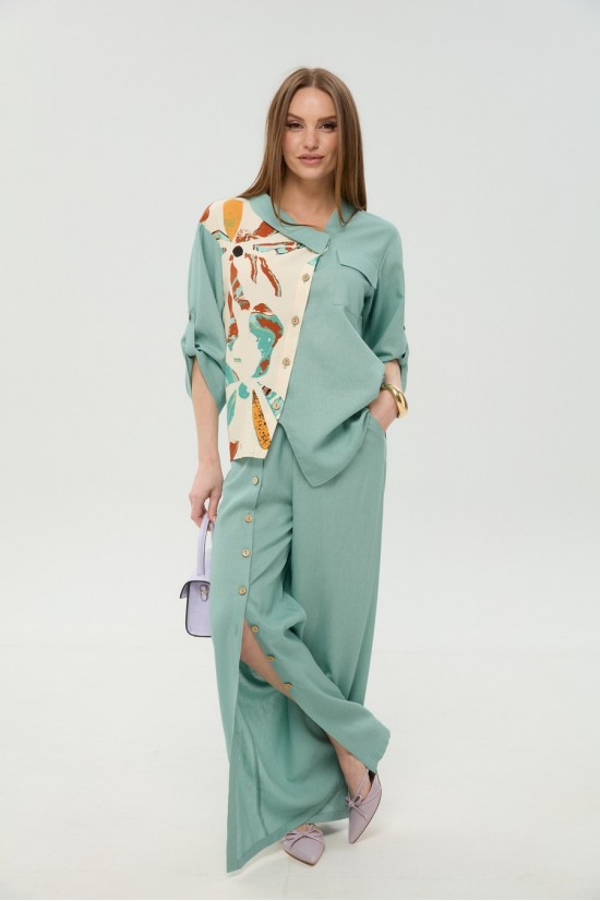 NIKVA 978-8 мята и бохо мультиколор