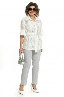 Alani Collection 2554 молоко+серый