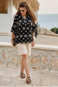 Vittoria Queen 28533бл черный бежевый