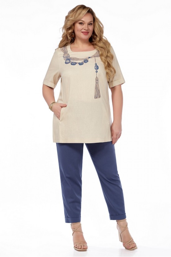 LaKona 11660 льняной голубой