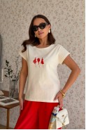 Dilana VIP 2139 белый+красный