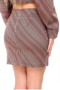 ABBI style 5019.2 бежевый с бордовым