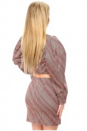 ABBI style 5019.2 бежевый с бордовым