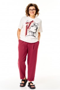 Michel chic 1458 марсала, белый Michel chic 1458 марсала, белый