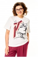 Michel chic 1458 марсала, белый