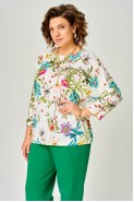 BLISS 9415 белый цветы