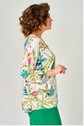 BLISS 9415 белый цветы
