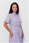 AmberA STYLE 1153 голубой полоска