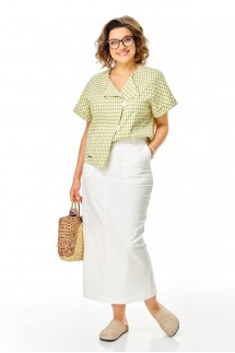 Michel chic 1422 джинс, оливка