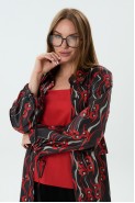 NIKVA 976-21 красный,чёрный и красная абстракция