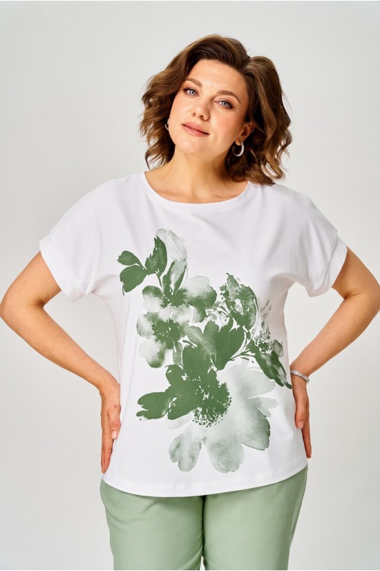 RUMODA 2259 зеленый_белый