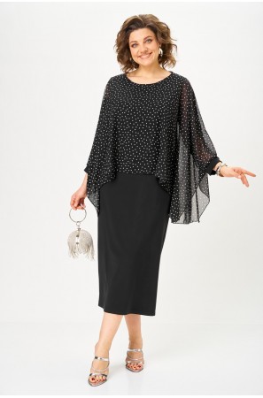 Michel chic 2202 черный, горох Michel chic 2202 черный, горох