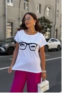 Dilana VIP 2146 молочный+фуксия