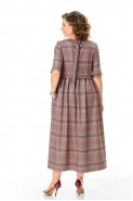 Michel chic 2132/2 брусничный, клетка