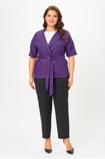 Lady Style Classic 1403/10 черный+фиолетовый