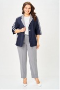 Lady Style Classic 3043 темно-синий+серый