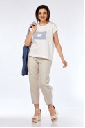 Lady Style Classic 2968 голубой+бежевый