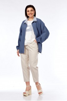 Lady Style Classic 2968 голубой+бежевый