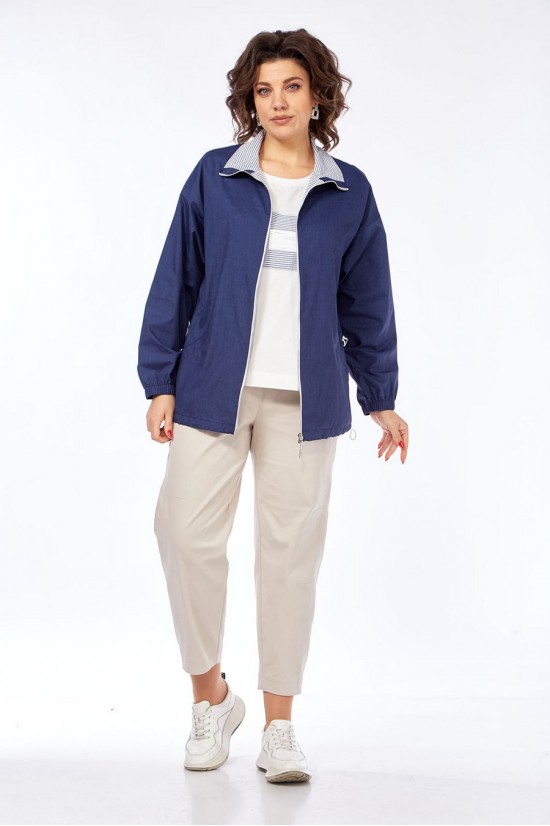 Lady Style Classic 2968/1 темно-синий+бежевый