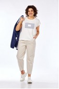 Lady Style Classic 2968/1 темно-синий+бежевый