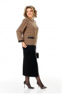 Michel chic 1394 карамель+черный